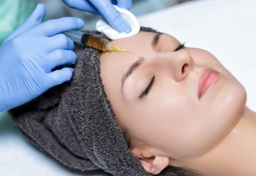 Single session face prp