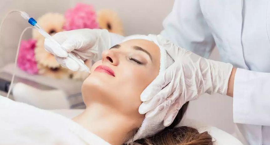 Photo rejuvenation facial